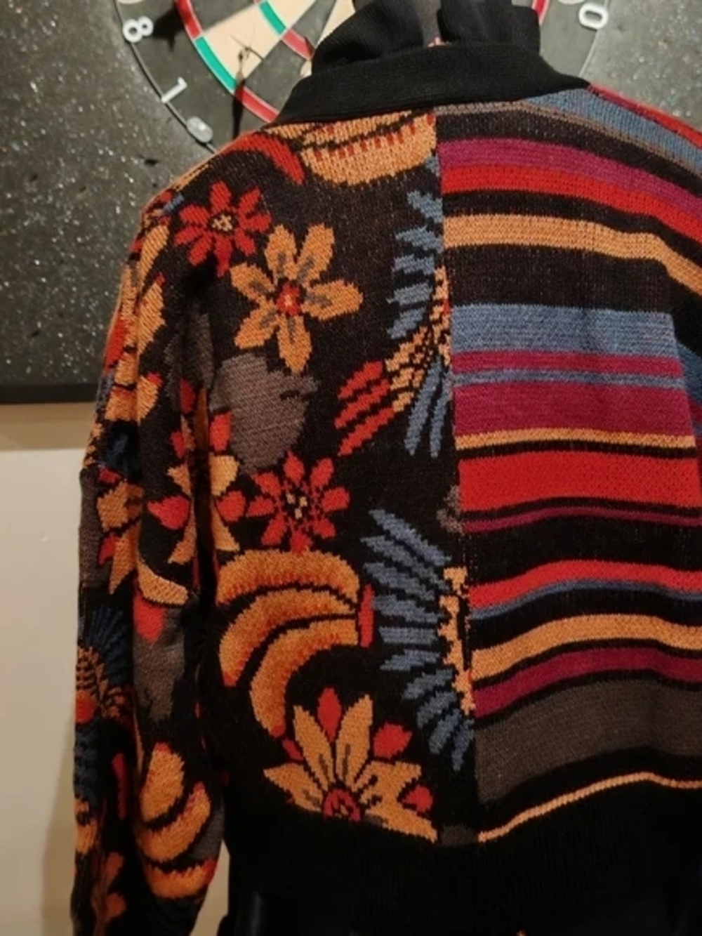 Farm Rio Macaw Ballet Stripes Cardigan M - Picture 4 of 13